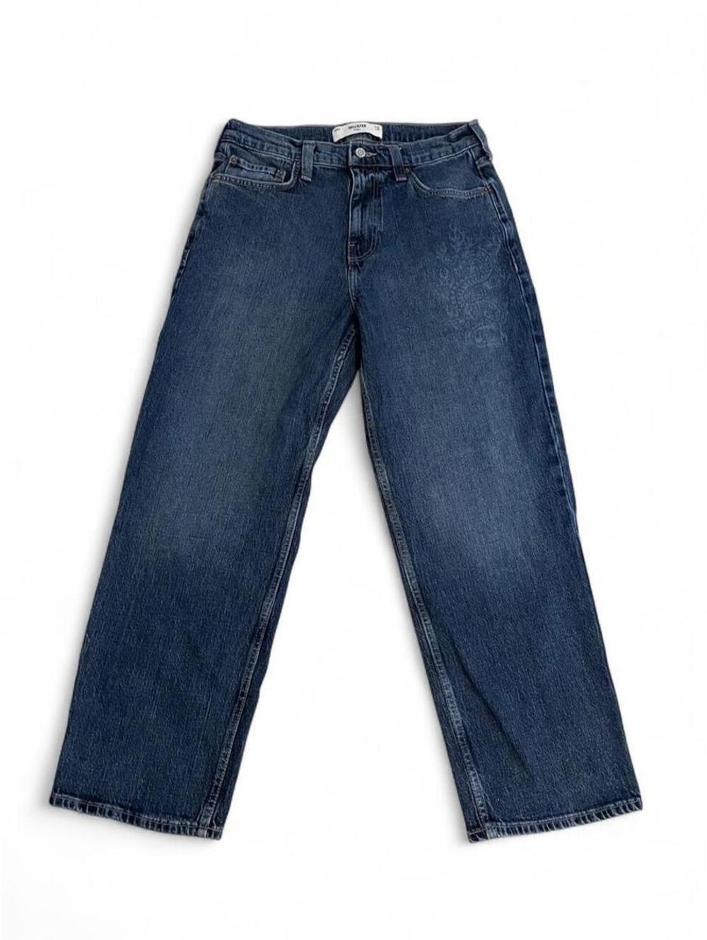 Hollister baggy jeans 30x30 with dragon print